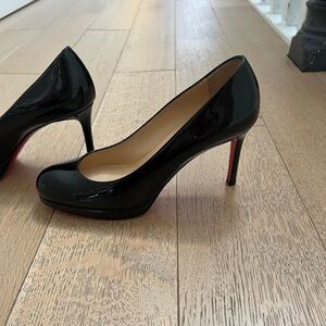 Christian Louboutin Black Patent Leather Heels